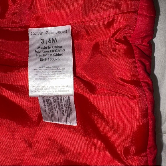 Calvin Klein Jeans Red Kids Vest - Picture 4 of 5